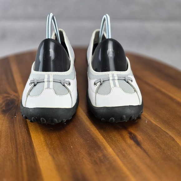 Privo White Leather Slip On Casual Comfort Balletcore Flats Shoes 7.5 M - Picture 3 of 15